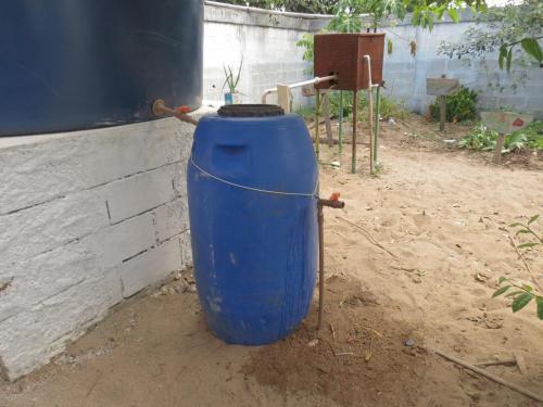 Sisterna captaçao agua da chuva, Escola Areal. Grande Ciclo. 04/09/2017