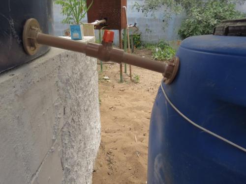 Sisterna captaçao agua da chuva, Escola Areal. Grande Ciclo. 04/09/2017