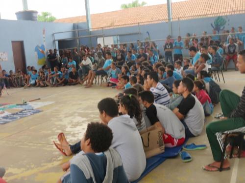 Grande Ciclo na escola de Cava Grande