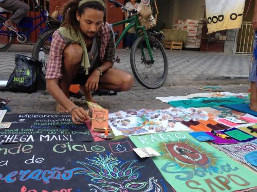 Grande Ciclo na Feira Agroecologica de Governador Valadares