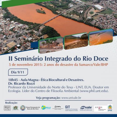 II Seminario da Bacia do Rio Doce. Grande Ciclo