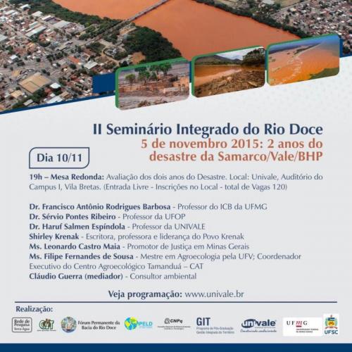 II Seminario da Bacia do Rio Doce. Grande Ciclo